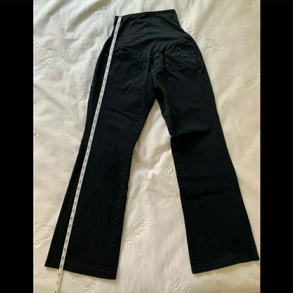 Maternity black pants size 6